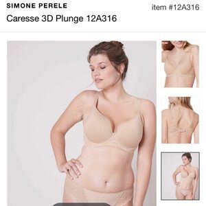Simone Perele Caresse 3D plunge bra.